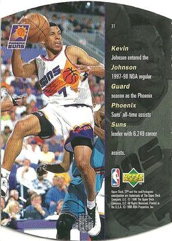 1997-98 SPx - Gold #31 Kevin Johnson Back