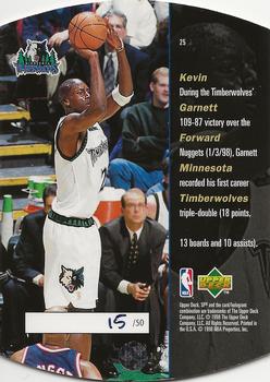 1997-98 SPx - Grand Finale #25 Kevin Garnett Back