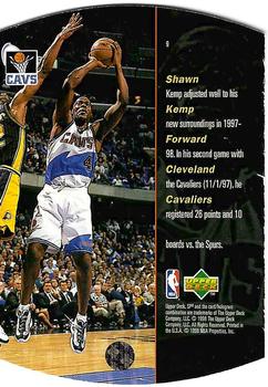 1997-98 SPx - Silver #9 Shawn Kemp Back