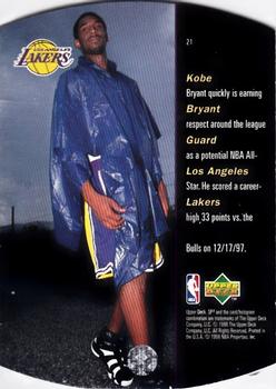 1997-98 SPx - Silver #21 Kobe Bryant Back