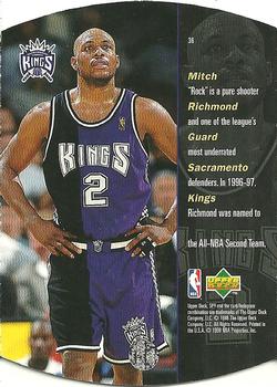 1997-98 SPx - Silver #36 Mitch Richmond Back