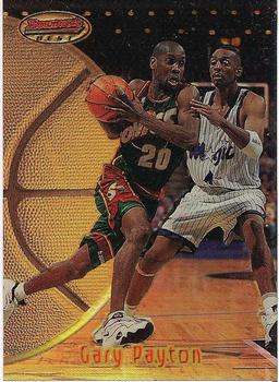 1997-98 Stadium Club - Bowman's Best Preview Refractors #BBP2 Gary Payton Front