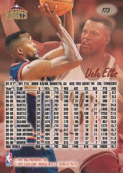 1996-97 Ultra #173 Dale Ellis Back