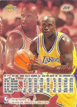 1996-97 Ultra #204 Shaquille O'Neal Back