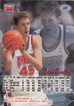 1996-97 Ultra #68 Shawn Bradley Back