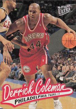 1996-97 Ultra #81 Derrick Coleman Front
