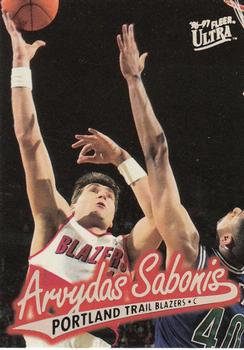 1996-97 Ultra #91 Arvydas Sabonis Front