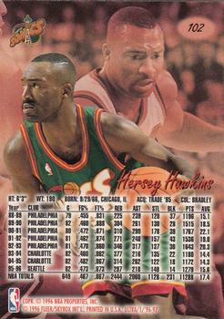 1996-97 Ultra #102 Hersey Hawkins Back