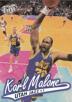 1996-97 Ultra #112 Karl Malone Front