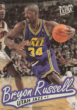 1996-97 Ultra #114 Bryon Russell Front