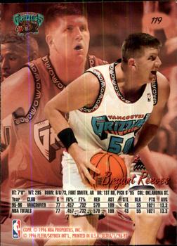 1996-97 Ultra #119 Bryant Reeves Back