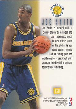 1996-97 Ultra #138 Joe Smith Back