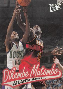 1996-97 Ultra #153 Dikembe Mutombo Front