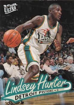 1996-97 Ultra #180 Lindsey Hunter Front