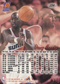 1996-97 Ultra #234 Danny Manning Back