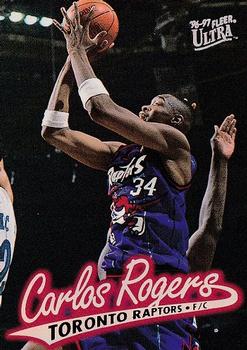 1996-97 Ultra #249 Carlos Rogers Front