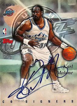 1997-98 Stadium Club - Co-Signers #CO23 Keith Van Horn / Karl Malone Back
