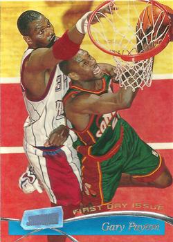 1997-98 Stadium Club - First Day Issue #4 Gary Payton Front