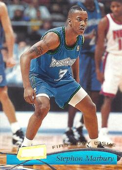 1997-98 Stadium Club - First Day Issue #75 Stephon Marbury Front