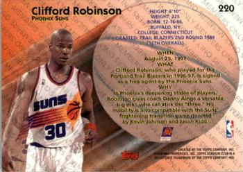 1997-98 Stadium Club - Members Only II #220 Clifford Robinson Back