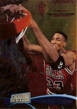 1997-98 Stadium Club - One of a Kind #1 Scottie Pippen Front