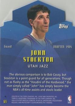 1997-98 Topps - Generations Refractors #G5 John Stockton Back