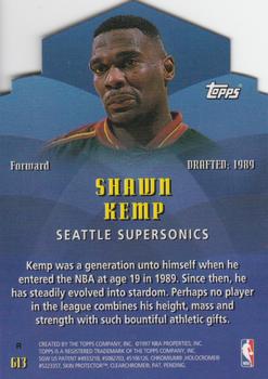 1997-98 Topps - Generations Refractors #G13 Shawn Kemp Back