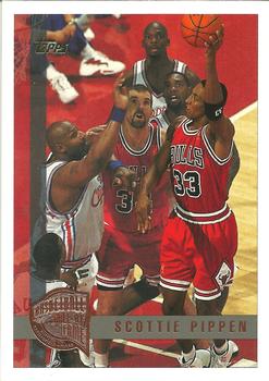 1997-98 Topps - Minted in Springfield #1 Scottie Pippen Front