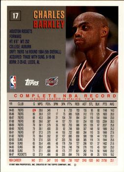 1997-98 Topps - Minted in Springfield #17 Charles Barkley Back