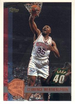 1997-98 Topps - Minted in Springfield #28 Clarence Weatherspoon Front