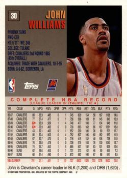 1997-98 Topps - Minted in Springfield #30 John Williams Back