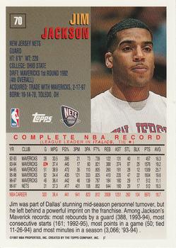 1997-98 Topps - Minted in Springfield #70 Jim Jackson Back
