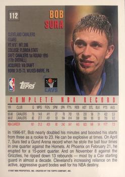 1997-98 Topps - Minted in Springfield #112 Bob Sura Back