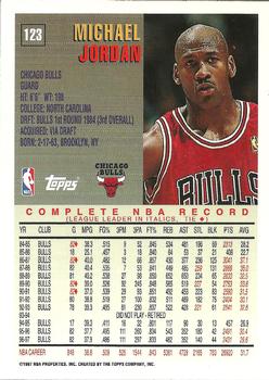 1997-98 Topps - Minted in Springfield #123 Michael Jordan Back