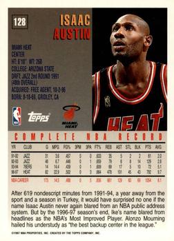 1997-98 Topps - Minted in Springfield #128 Isaac Austin Back