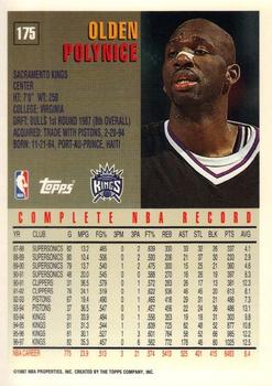 1997-98 Topps - Minted in Springfield #175 Olden Polynice Back