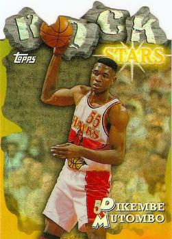1997-98 Topps - Rock Stars Refractors #RS10 Dikembe Mutombo Front