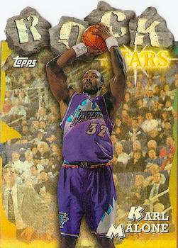 1997-98 Topps - Rock Stars Refractors #RS16 Karl Malone Front