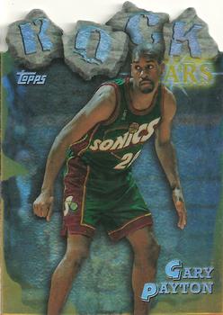 1997-98 Topps - Rock Stars Refractors #RS9 Gary Payton Front