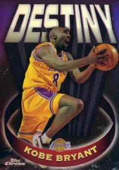 1997-98 Topps Chrome - Destiny Refractors #D5 Kobe Bryant Front