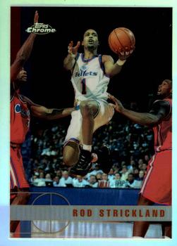 1997-98 Topps Chrome - Refractors #5 Rod Strickland Front