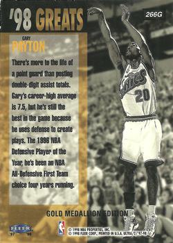 1997-98 Ultra - Gold Medallion #266G Gary Payton Back