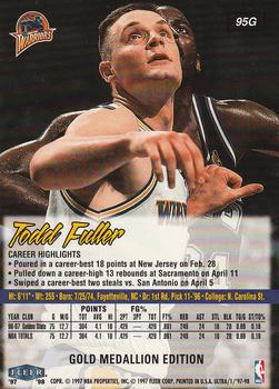 1997-98 Ultra - Gold Medallion #95G Todd Fuller Back