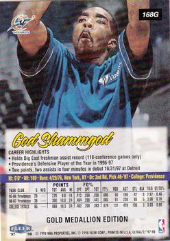 1997-98 Ultra - Gold Medallion #168G God Shammgod Back