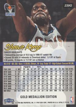 1997-98 Ultra - Gold Medallion #239G Shawn Kemp Back