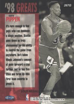 1997-98 Ultra - Gold Medallion #267G Scottie Pippen Back