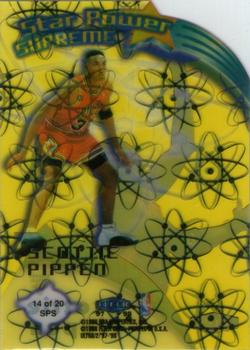 1997-98 Ultra - Star Power Supreme #14 SPS Scottie Pippen Back