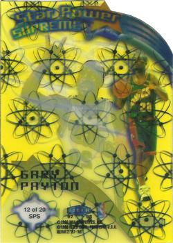 1997-98 Ultra - Star Power Supreme #12 SPS Gary Payton Back