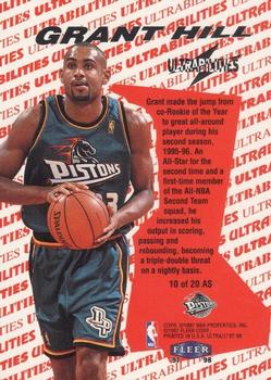 1997-98 Ultra - Ultrabilities All-Star #10 AS Grant Hill Back