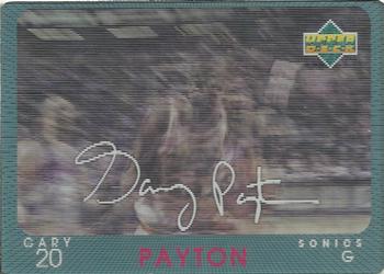 1997-98 Upper Deck Diamond Vision - Signature Moves #S25 Gary Payton Front